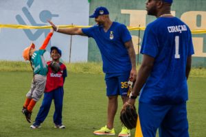 LaVida Curacao Baseball Week Curacao, Hensley Meulens Jurickson Profar, Didi Gregorius. Foto's door Inge van Altena